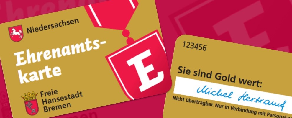 Abbildung: Ehrenamtskarte Niedersachsen