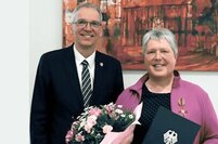 Landrat Böther und Doris Steinhoff