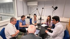 Studiosituation bei Radio Okerwelle