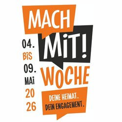 Plakat Mach mit Woche