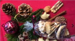 Weihnachtsgebäck der Caritas