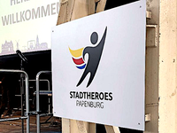 Schild Stadt Heroes