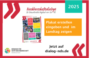 Plakat für Dialog NDS Plakat für Dialog NDS
