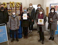 Foto: Team der Freiwilligenagentur Kellu mit Urkunden