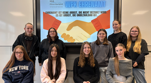 Schüler und Schülerinnen im WPK Ehrenamt