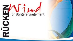 Banner Rückenwind für Bürgerengagement