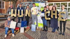 Gruppenbild zur Wunschzettel-Aktion