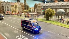 Mini-Wünschewagen im Miniatur Wunderland