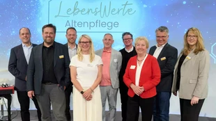 Präsentation der Stiftung auf dem Netzwerkabend der Messe ALTENPFLEGE 2026, Foto: Jochen Kratschmer