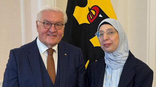 Du'A Zeitun und Bundespräsident Steinmeier