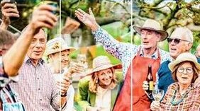 Feiernde Menschen beim VdK