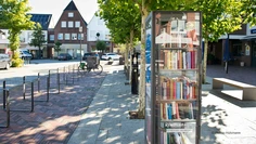 Bücherschrank Glandorf. Foto: Philipp Hülsmann
