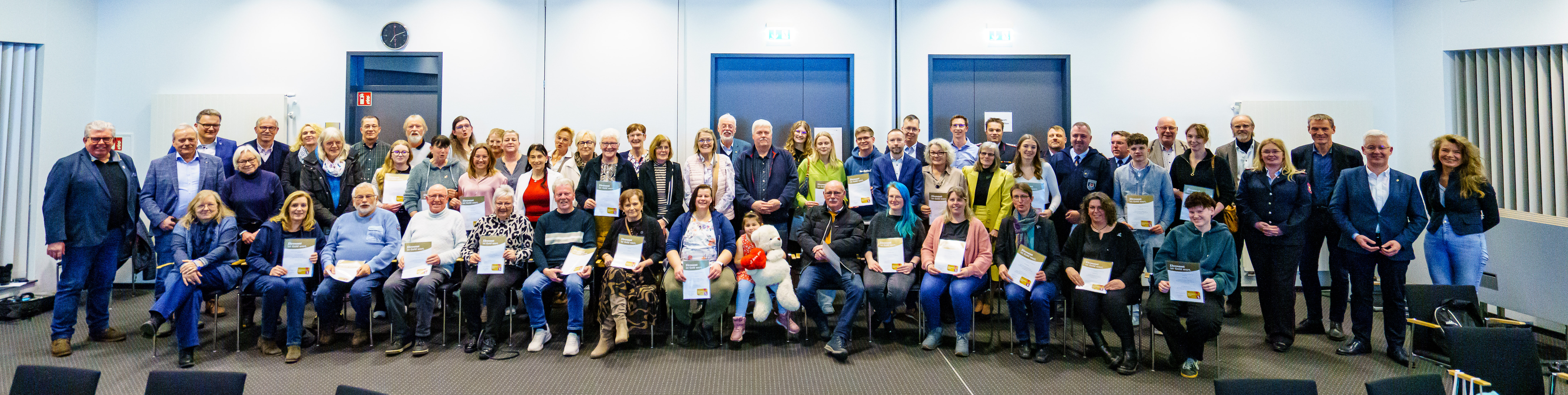 Neue Ehrenamtskarteninhaber